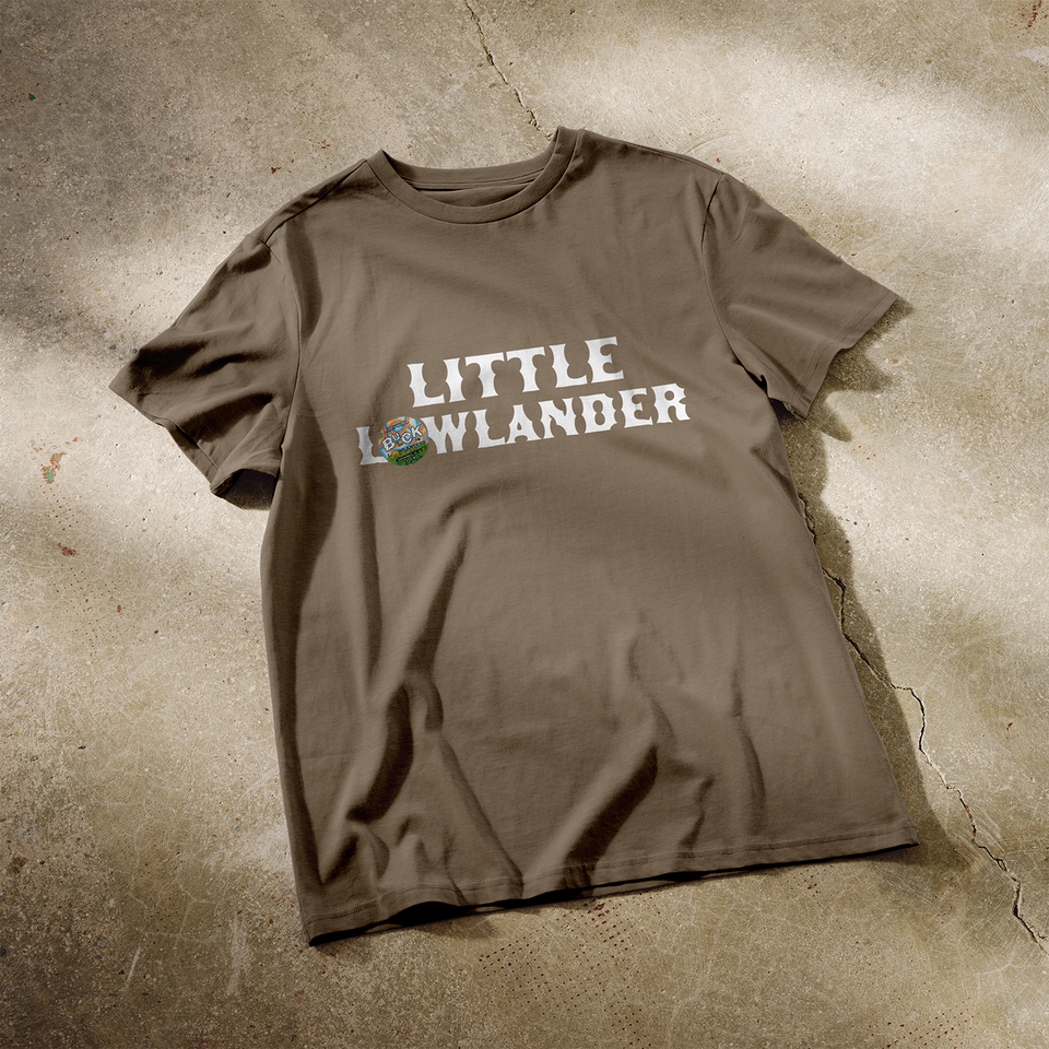 LITTLE LOWLANDER KIDS TEE - BROWN - £20